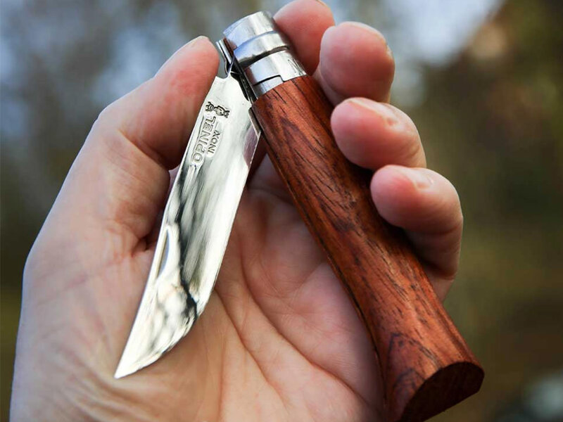 Opinel zakmes N°08 met heft in padouk
