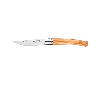 Opinel N°08 effilé met heft in olijfhout