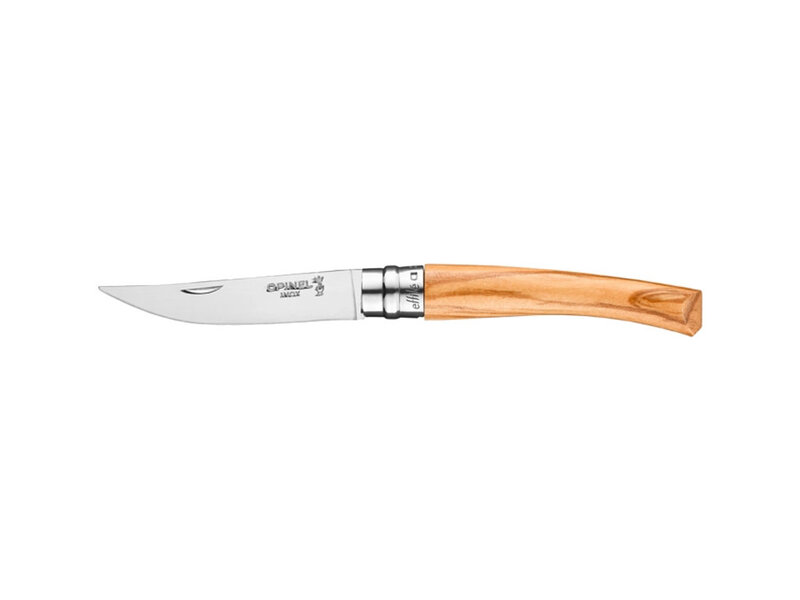 Opinel N°08 effilé met heft in olijfhout