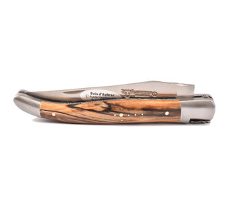 Laguiole en Aubrac 12cm bois d'Aubrac - double platines - mat