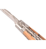 Laguiole en Aubrac 12cm bois d'Aubrac - double platines - mat