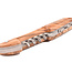 Laguiole en Aubrac 12cm olijfhout met kurkentrekker - plein manche - mat