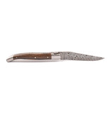 Laguiole en Aubrac 12cm ziricote - double platines - damast balbach - mat