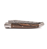 Laguiole en Aubrac 12cm ziricote - double platines - damast balbach - mat