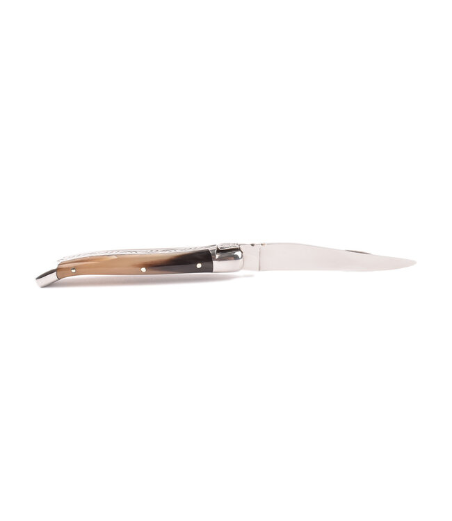 Laguiole en Aubrac 9cm punthoorn - glanzend