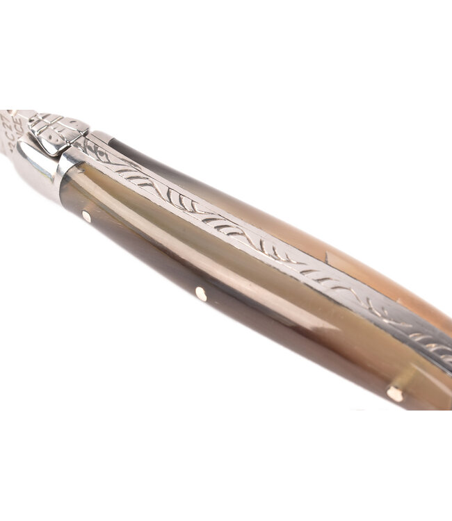 Laguiole en Aubrac 9cm pointe de corne - glanzend