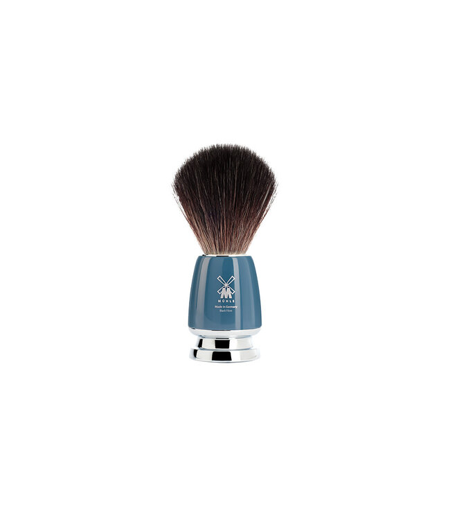Muhle Rytmo scheerset in blauw edelhars - Gillette® Fusion5™ - kwast black fibre