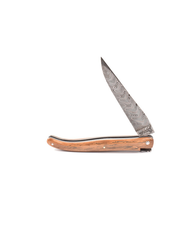 Laguiole en Aubrac 12cm  croute d'ivoire - plein manche - damast balbach