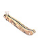 Laguiole en Aubrac 12cm as - groene plaatjes - plein manche - mat