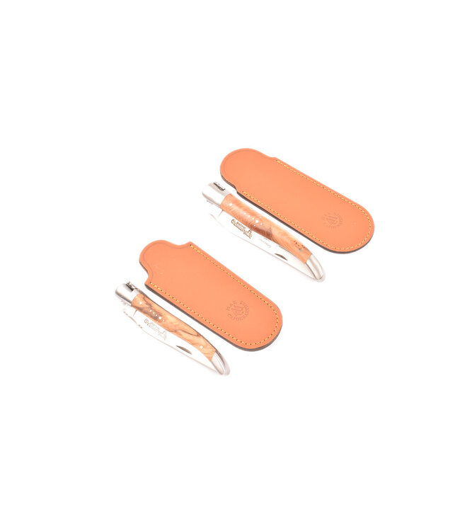 Max Capdebarthes étui de poche - cognac - 10 cm