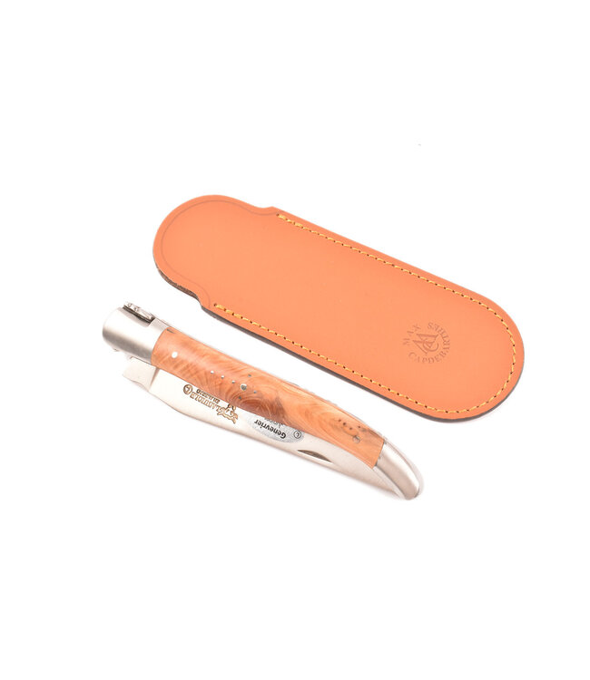 Max Capdebarthes étui de poche - cognac - 12 cm