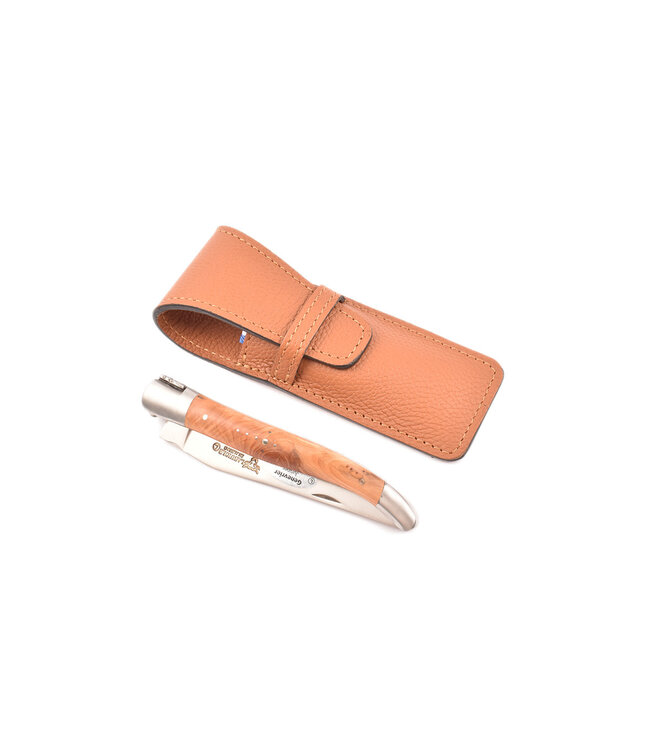 Max Capdebarthes étui Luxe - cognac - 12cm
