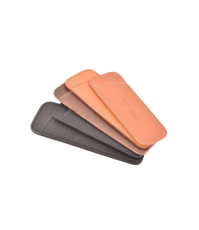 Laguiole en Aubrac étui - cognac - 9-10cm