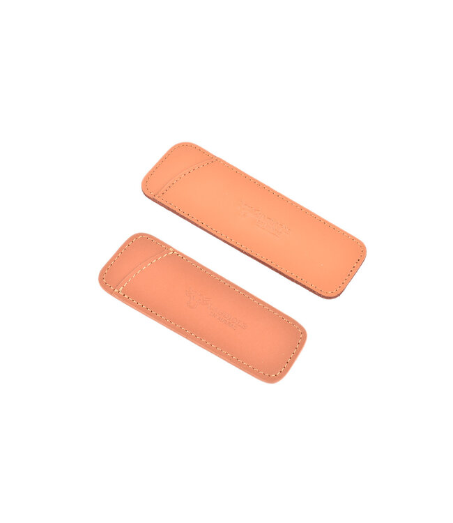 Laguiole en Aubrac étui - cognac - 11-12cm