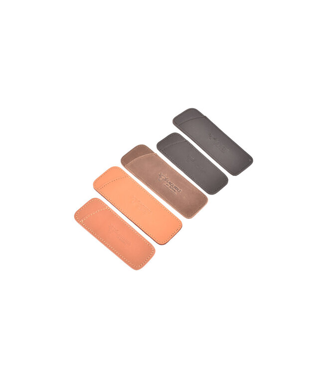 Laguiole en Aubrac étui - cognac - 11-12cm