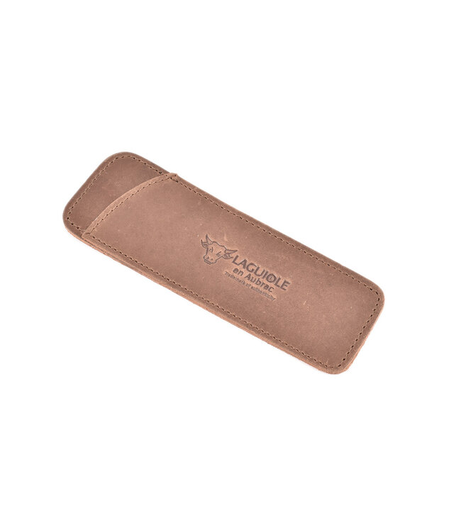 Laguiole en Aubrac étui - taupe - 11-12cm
