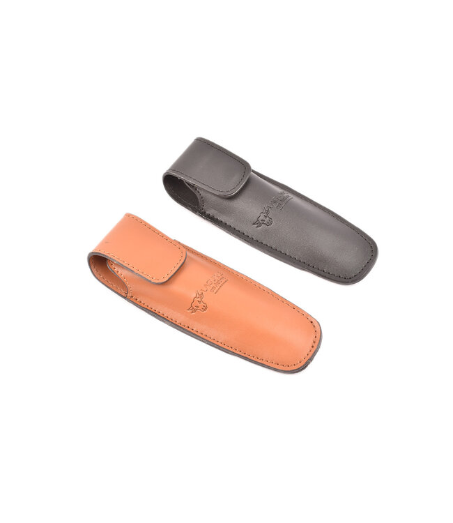 Laguiole en Aubrac étui - cognac - 12cm