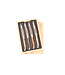 Laguiole en Aubrac 4 steakmessen houtvariaties (olijfhout, wenge, thuya en notelaar) - mat