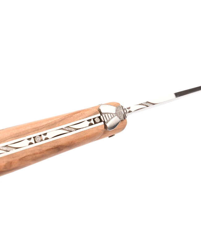 Laguiole en Aubrac 6 steakmessen Prestige houtvariaties - plein manche