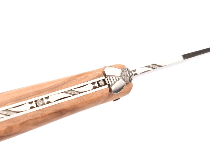 Laguiole en Aubrac 6 steakmessen Prestige houtvariaties - plein manche