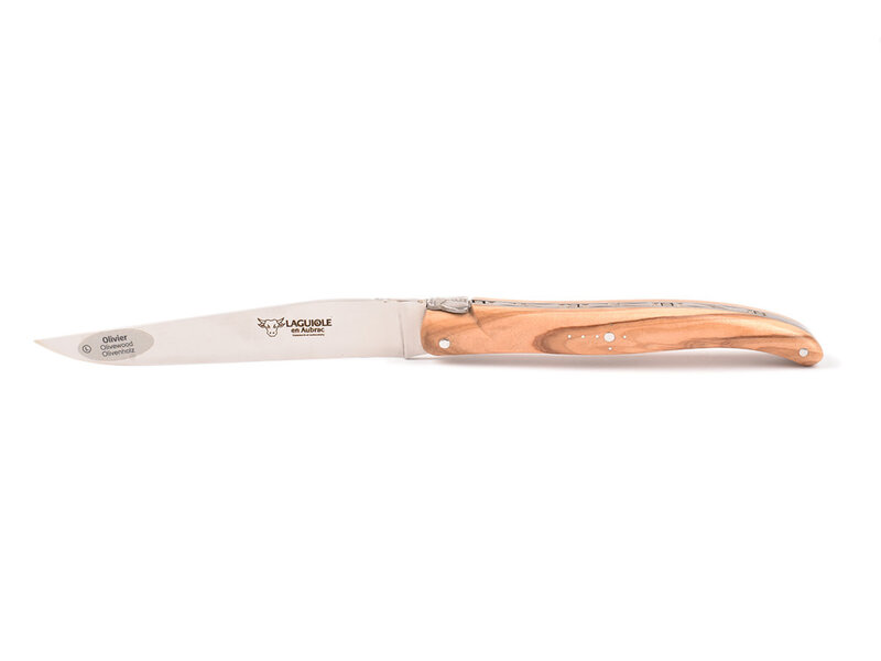 Laguiole en Aubrac 6 steakmessen Prestige houtvariaties - plein manche