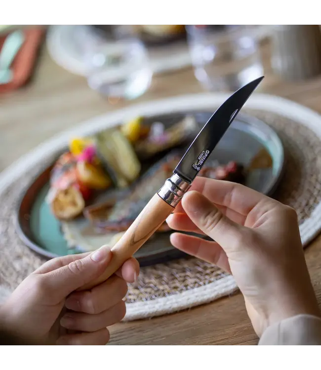 Opinel N°10 effilé met heft in olijfhout