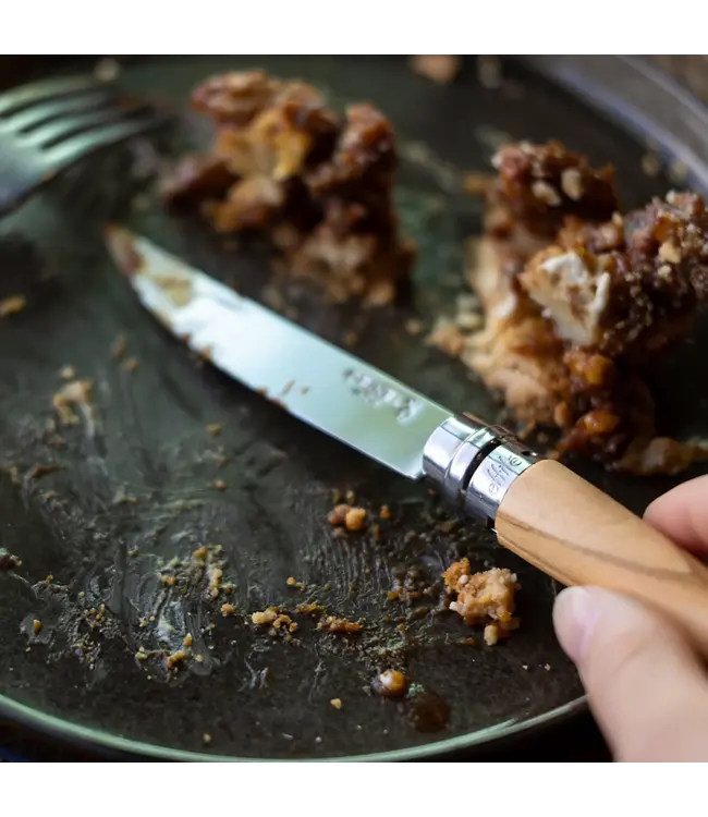 Opinel N°10 effilé met heft in olijfhout