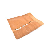 Crafted messentas - leder bruin - voor 7 messen