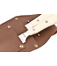 Crafted lederen holster voor 2 messen