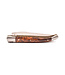Laguiole en Aubrac 12cm ijzerhout - double platines - laiton - mat