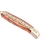 Laguiole en Aubrac 12cm ijzerhout - double platines - laiton - mat
