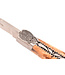 Laguiole en Aubrac Belle Pièce - 12cm  wildekastanje-wortelknol - platines guillochées - mat