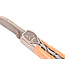 Laguiole en Aubrac Belle Pièce - 12cm olijfhout - speciale bij - damast balbach - mat