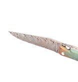 Laguiole en Aubrac Belle pièce 2024/2 - 12cm loupe de marronnier - damast balbach