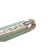 Laguiole en Aubrac Belle pièce 2024/2 - 12cm loupe de marronnier - damast balbach