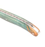 Laguiole en Aubrac Belle pièce 2024/2 - 12cm loupe de marronnier - damast balbach