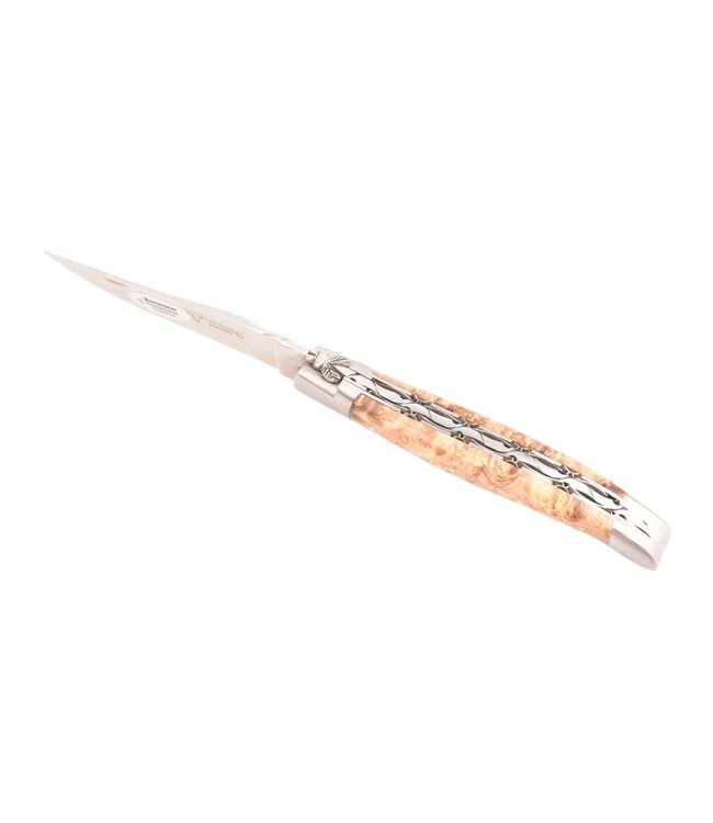 Laguiole en Aubrac 12cm kastanje - doubles platines - mat