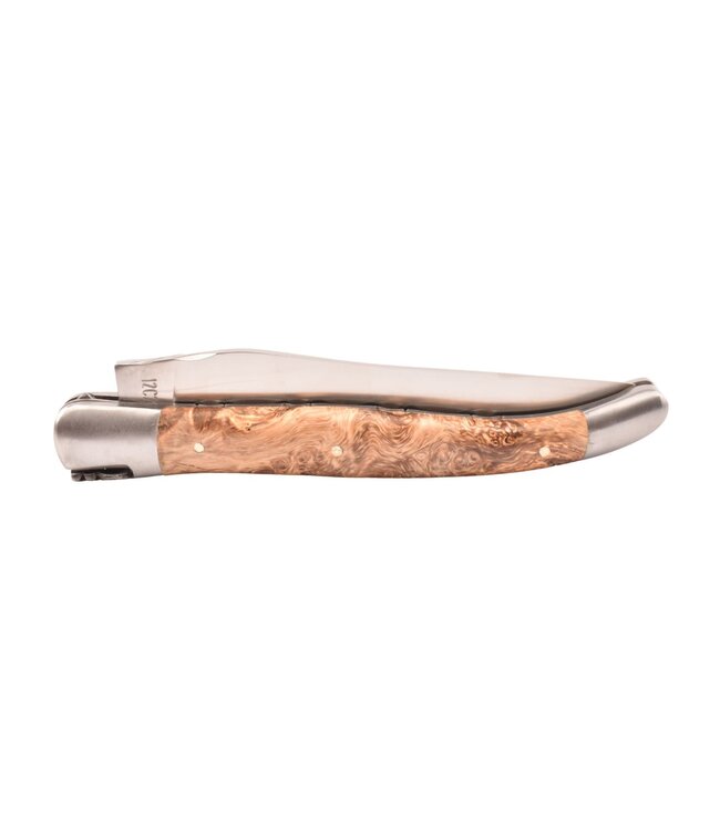 Laguiole en Aubrac 12cm kastanje - doubles platines - mat