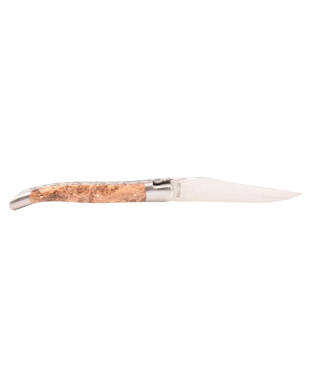 Laguiole en Aubrac 12cm kastanje - doubles platines - mat