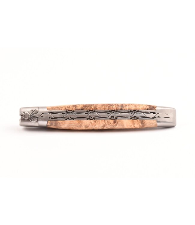 Laguiole en Aubrac 12cm kastanje - doubles platines - mat