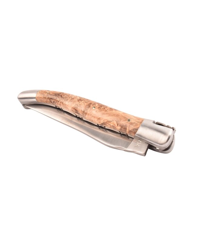 Laguiole en Aubrac 12cm kastanje - doubles platines - mat