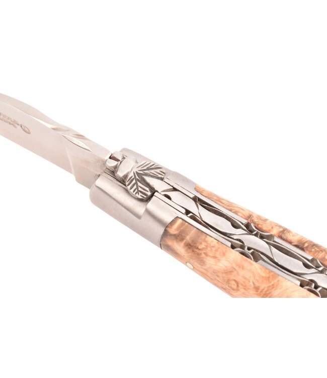 Laguiole en Aubrac 12cm kastanje - doubles platines - mat