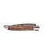 Laguiole en Aubrac 12cm wortelhout van walnoot - brut de forge - double platines - mat