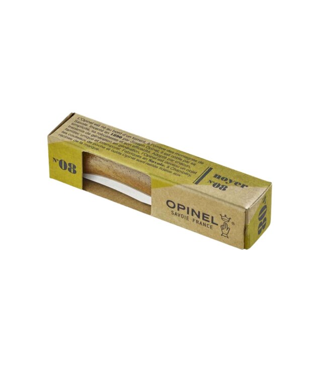 Opinel N°08 met heft in walnoot