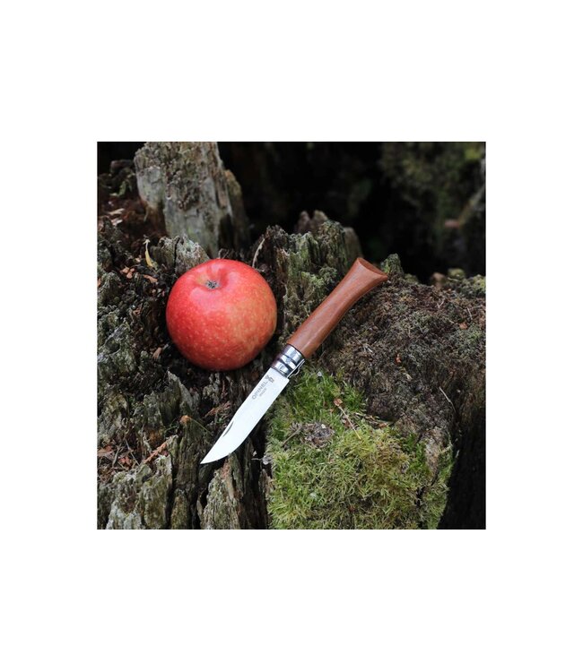 Opinel N°08 met heft in walnoot