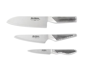 Global messenset 3-delig - santoku 18cm - klein koksmes - officemes