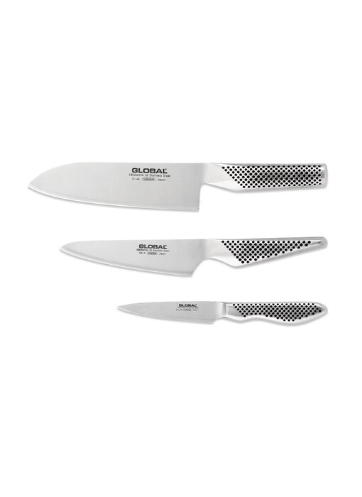 Global messenset 3-delig - santoku 18cm - klein koksmes - officemes