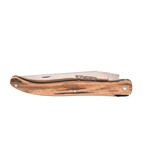 Laguiole en Aubrac Belle pièce 2024/10 - 12cm bois d'aubrac - platines guillochées - plein manche
