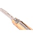 Laguiole en Aubrac Belle pièce - 12cm hout uit Aubrac - platines guillochées - plein manche - mat
