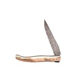 Laguiole en Aubrac Belle pièce 2024/9 - 12cm croute d'ivoire - damast Laguiole en Aubrac Belle pièce 2024/9 - 12cm croute d'ivoire - damast
